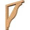 Ekena Millwork Funston Block Smooth Bracket w/ Offset Brace, Western Red Cedar, 5 1/2"W x 42"D x 48"H BKT0604X42X48FST05SWR - alternate 1